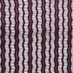 Guipure Lace with Finished Edges – Plum Novelty Stripes Guipure Lace with Finished Edges – Plum Novelty Stripes