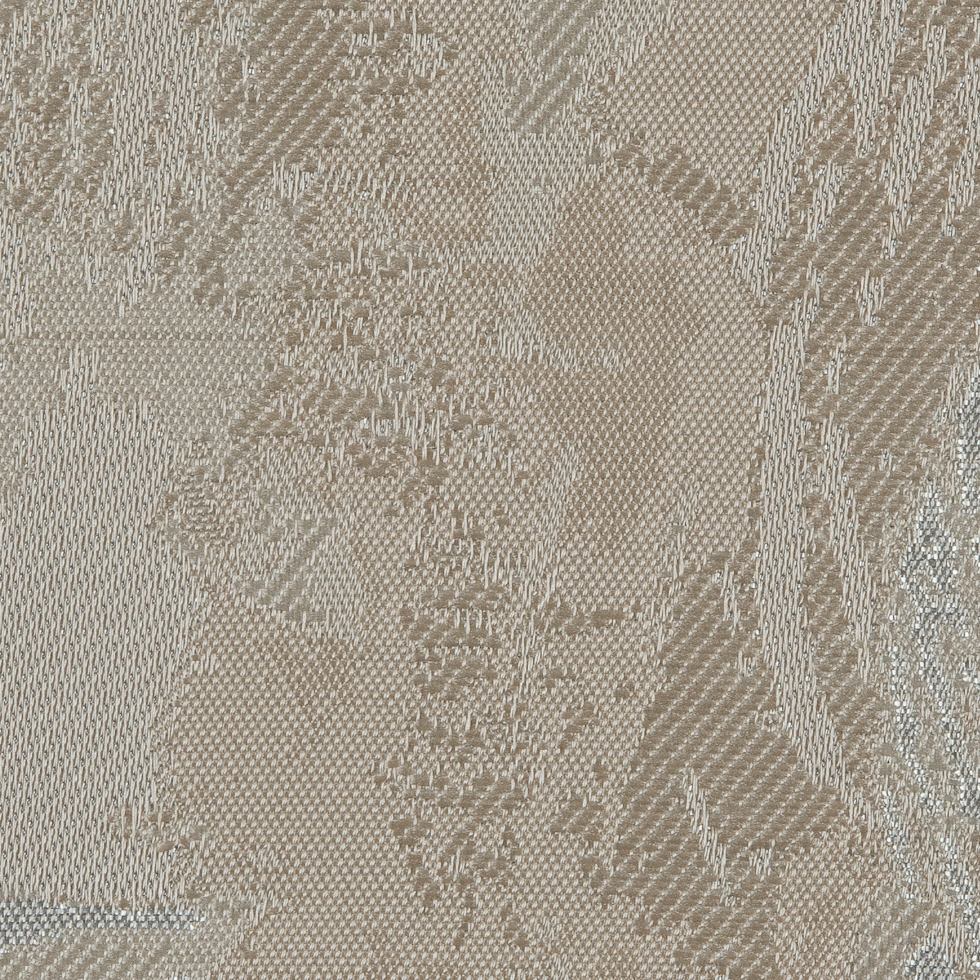 Metallic Silver/Cream Abstract Jacquard/Brocade Metallic Silver/Cream Abstract Jacquard/Brocade