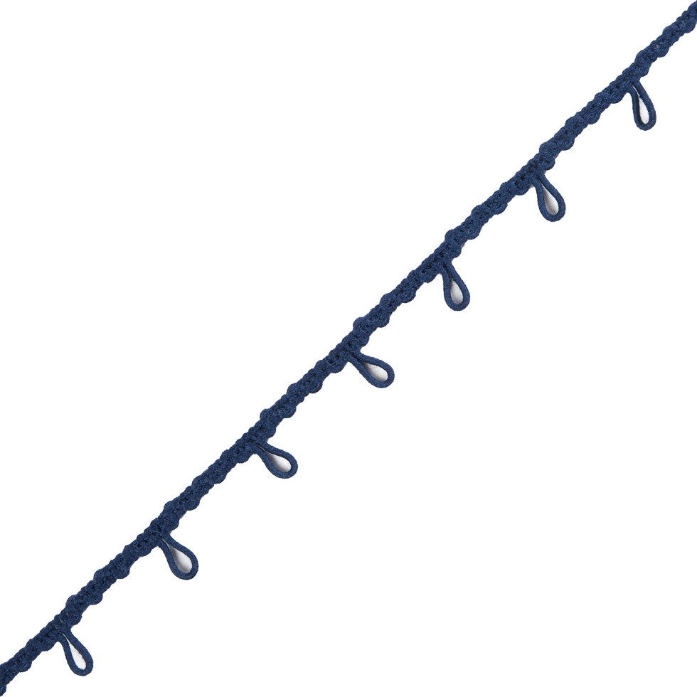 Blue Button Loop Braid – 0.625″ Blue Button Loop Braid – 0.625″