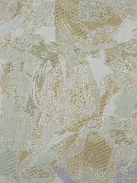 Metallic Silver/Green Abstract Jacquard/Brocade Metallic Silver/Green Abstract Jacquard/Brocade