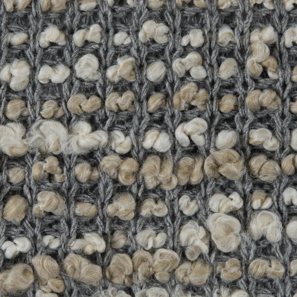 Griffin/Frozen Dew/White Cotton-Polyester Boucled Knit Griffin/Frozen Dew/White Cotton-Polyester Boucled Knit