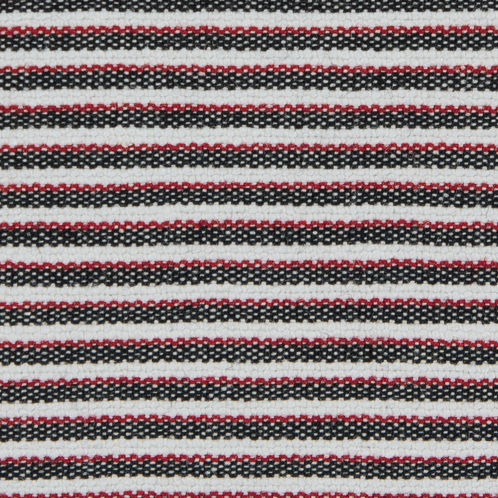 Red/Black/White Raised Shadow Stripes on Stretch Cotton Woven Red/Black/White Raised Shadow Stripes on Stretch Cotton Woven