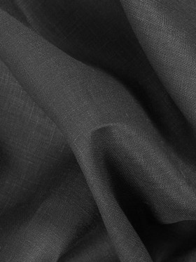 Medium Weight Linen Woven – Black – Grasmere Collection Medium Weight Linen Woven – Black – Grasmere Collection