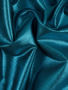 Metallic Polyester Lame – Aqua and Black Metallic Polyester Lame – Aqua and Black