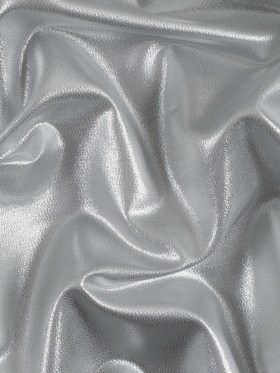 Metallic Polyester Lame – Silver and White Metallic Polyester Lame – Silver and White