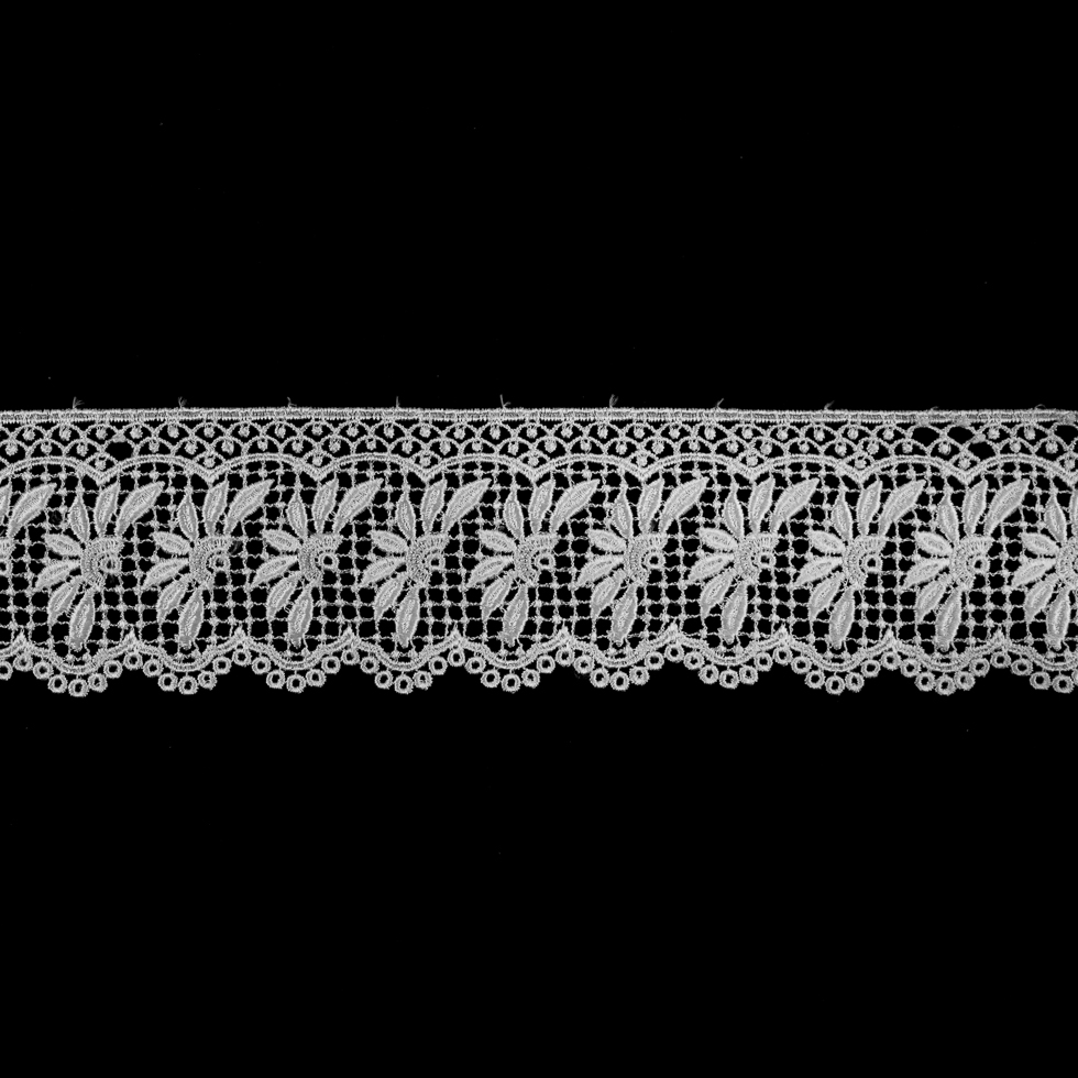 White Venise Lace Trim – 3″ White Venise Lace Trim – 3″