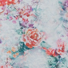 Grenadine and Birch Digitally Printed Floral Jacquard Grenadine and Birch Digitally Printed Floral Jacquard