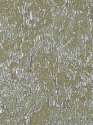 Khaki, Pista Green and Silver Abstract Floral Metallic Brocade/Jacquard Khaki, Pista Green and Silver Abstract Floral Metallic Brocade/Jacquard