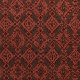 Rust and Coffee Geometric Brocade Rust and Coffee Geometric Brocade