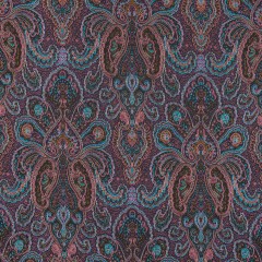 Radiant Aqua and Spring Pink Paisley Damask Jacquard Radiant Aqua and Spring Pink Paisley Damask Jacquard