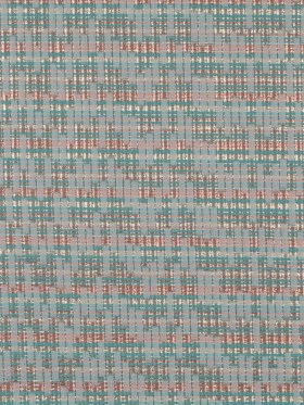 Ivory, Sea Green and Light Coral Metallic Brocade Ivory, Sea Green and Light Coral Metallic Brocade