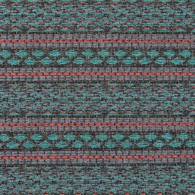 Sea Green and Fluorescent Pink Tribal Jacquard Sea Green and Fluorescent Pink Tribal Jacquard