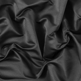 Black Solid Polyester Shantung Black Solid Polyester Shantung