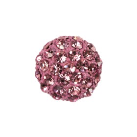 Pink Rhinestones Metal Shank Back Button – 25L/16mm Pink Rhinestones Metal Shank Back Button – 25L/16mm