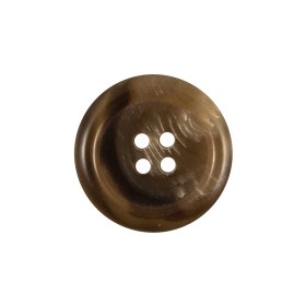 Brown 4-Hole Plastic Button – 35L/22mm Brown 4-Hole Plastic Button – 35L/22mm