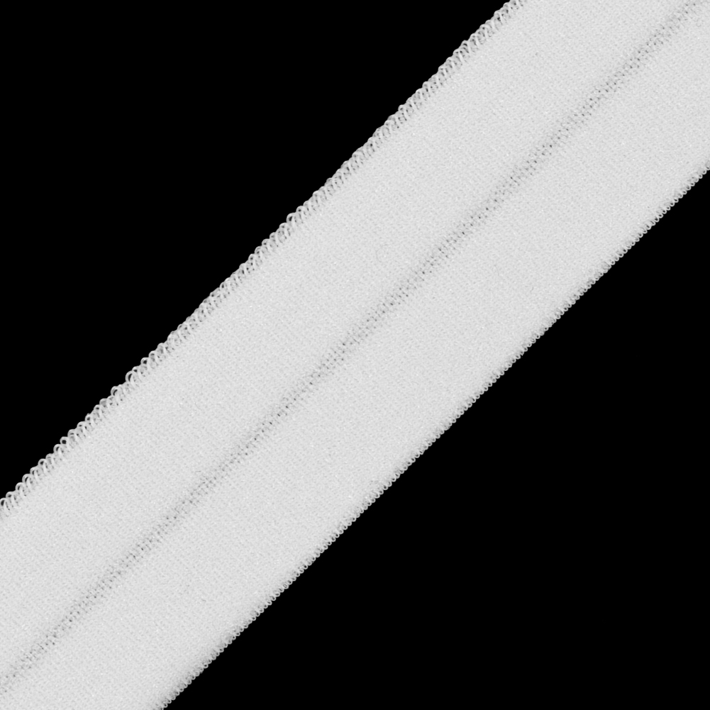 Italian White Foldover Stretch Tape - 0.625"