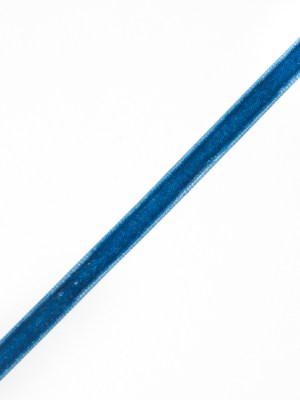 10 Yard Roll of Blue Single Faced Velvet Ribbon – 0.375″ 10 Yard Roll of Blue Single Faced Velvet Ribbon – 0.375″