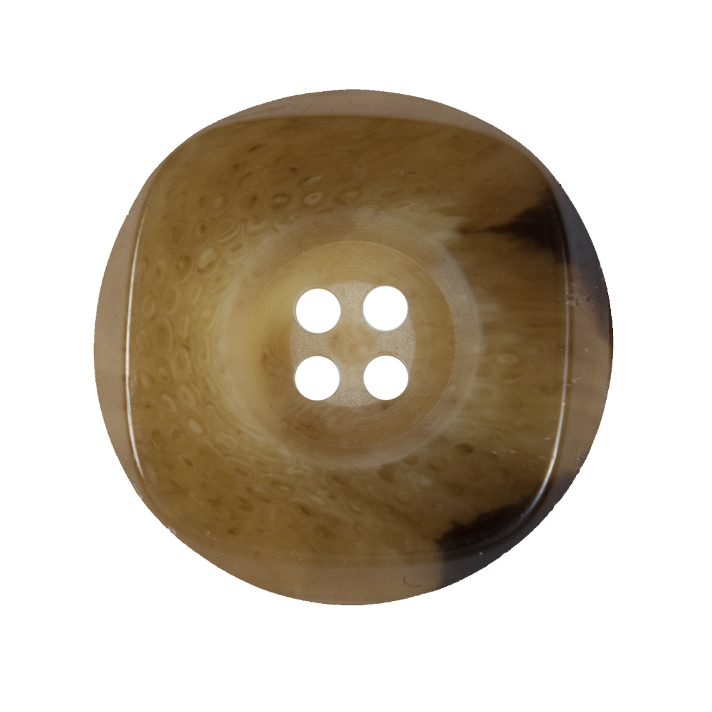 Beige and Brown Horn Button – 44L/28mm Beige and Brown Horn Button – 44L/28mm