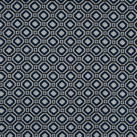 Strong Blue/Silver Geometric Jacquard Strong Blue/Silver Geometric Jacquard