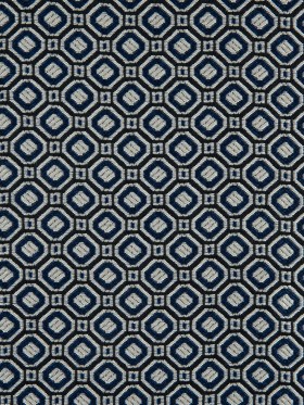 Strong Blue/Silver Geometric Jacquard Strong Blue/Silver Geometric Jacquard