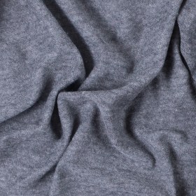 Italian Heathered Gray Tissue-Weight Polyester Jersey Italian Heathered Gray Tissue-Weight Polyester Jersey