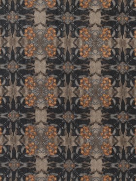 Beige Kaleidoscopic Printed Polyester Chiffon Beige Kaleidoscopic Printed Polyester Chiffon