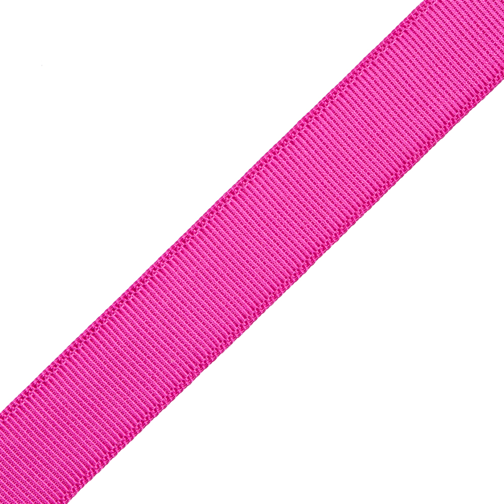 Fuchsia Rayon Grosgrain Ribbon - 0.375"