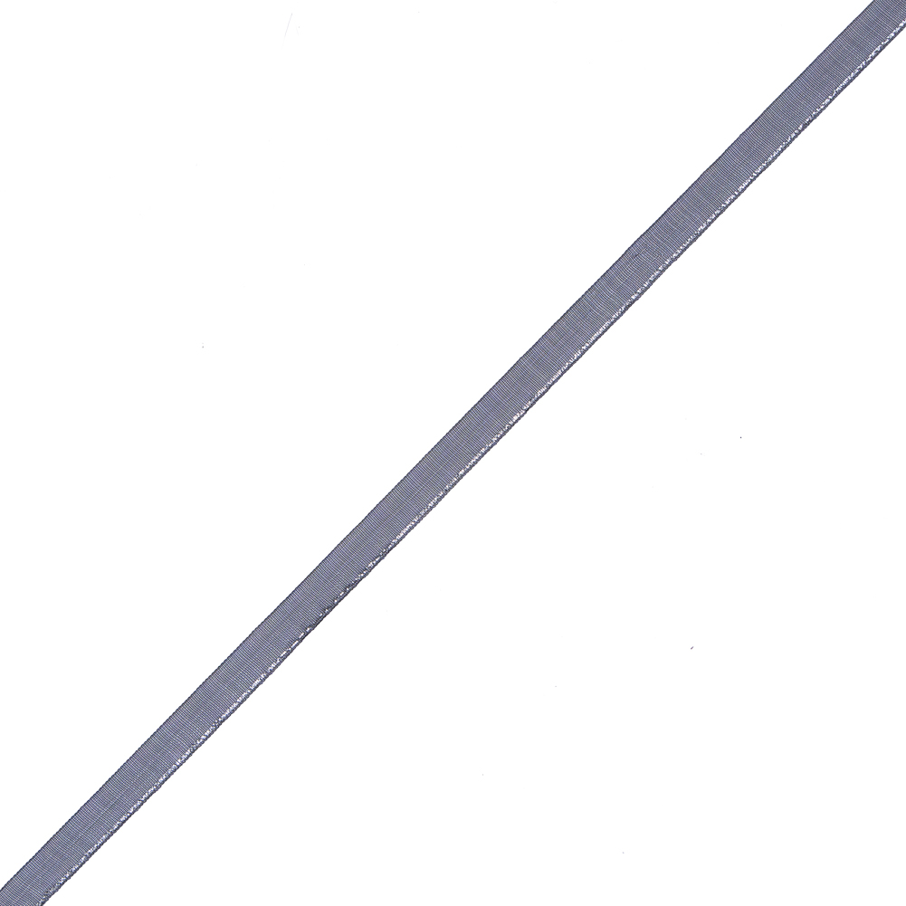 Black Organza with Silver Thread Trim – 1/4″ Black Organza with Silver Thread Trim – 1/4″