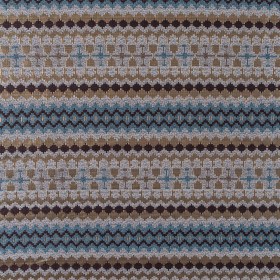 Italian Metallic Gold, Brown and Blue Geometric Brocade Italian Metallic Gold, Brown and Blue Geometric Brocade