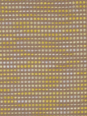 Beige and Yellow Blended Cotton Woven Beige and Yellow Blended Cotton Woven