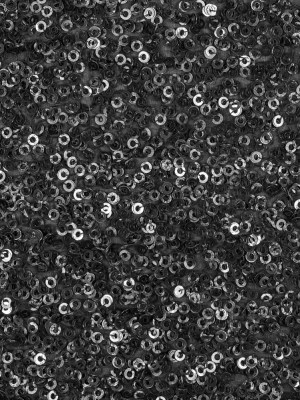 Phillip Lim Black Dyed All Over Circle Sequins on a Silk Georgette Phillip Lim Black Dyed All Over Circle Sequins on a Silk Georgette