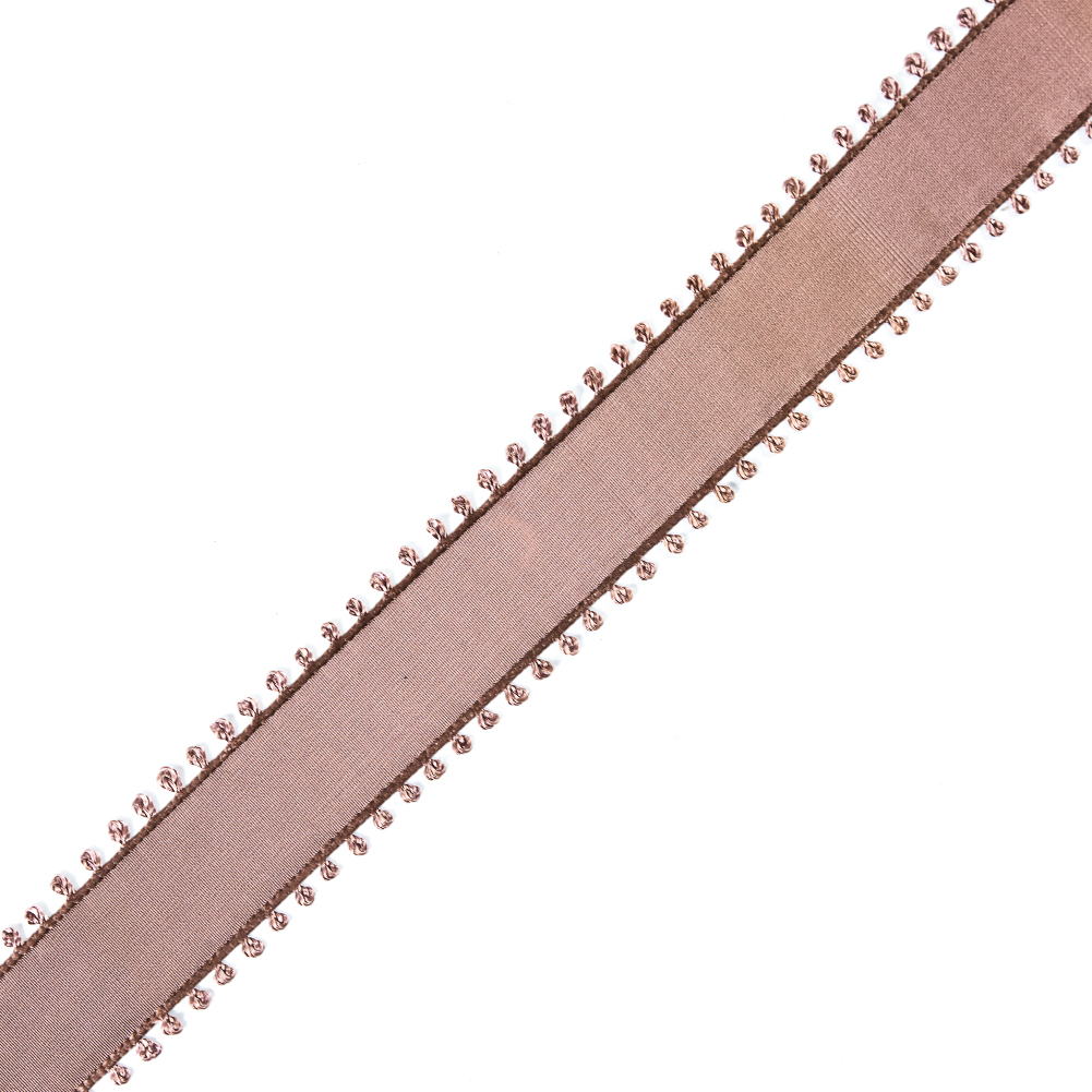 Vintage Coffee Picot Edged Ribbon Vintage Coffee Picot Edged Ribbon