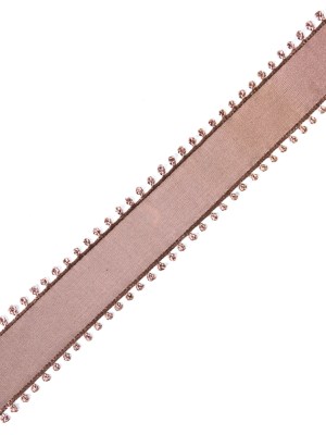 Vintage Coffee Picot Edged Ribbon Vintage Coffee Picot Edged Ribbon