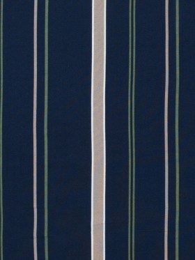 Navy/Beige/Green Striped Rayon Batiste Navy/Beige/Green Striped Rayon Batiste