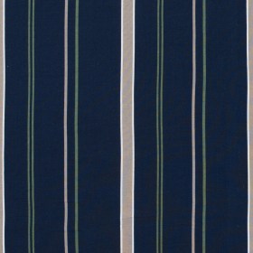 Navy/Beige/Green Striped Rayon Batiste Navy/Beige/Green Striped Rayon Batiste