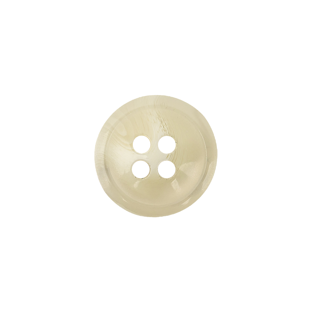 Cannoli Cream Translucent Four-Hole Button – 24L/15mm Cannoli Cream Translucent Four-Hole Button – 24L/15mm