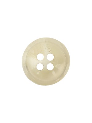 Cannoli Cream Translucent Four-Hole Button – 24L/15mm Cannoli Cream Translucent Four-Hole Button – 24L/15mm