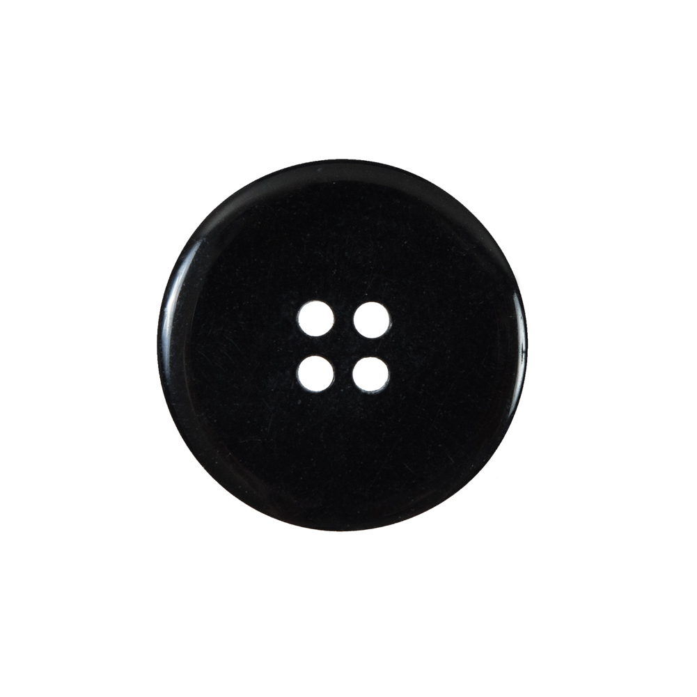 Black 4-Hole Plastic Button – 36L/23mm Black 4-Hole Plastic Button – 36L/23mm