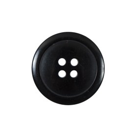 Black 4-Hole Plastic Button – 36L/23mm Black 4-Hole Plastic Button – 36L/23mm