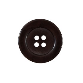 Chocolate Brown 4-Hole Plastic Button – 36L/23mm Chocolate Brown 4-Hole Plastic Button – 36L/23mm