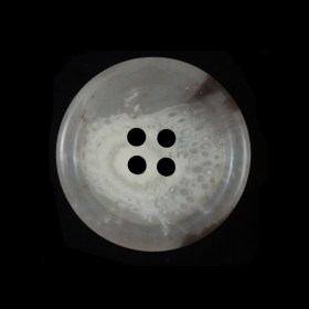 Clear and Brown Rimmed Plastic Button – 40L/25.5mm Clear and Brown Rimmed Plastic Button – 40L/25.5mm