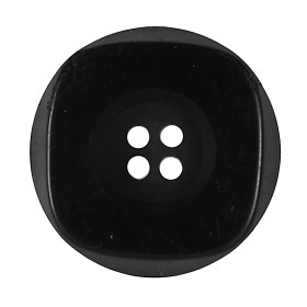 Black 4-Hole Plastic Button – 54L/34mm Black 4-Hole Plastic Button – 54L/34mm