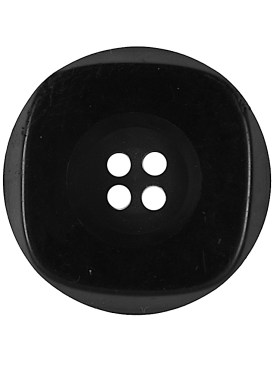 Black 4-Hole Plastic Button – 44L/28mm Black 4-Hole Plastic Button – 44L/28mm