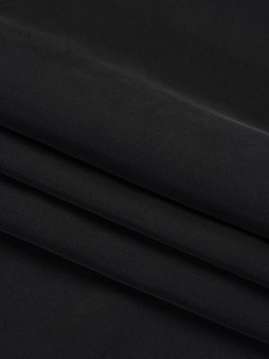 Washed Silk Twill 18mm – Black Washed Silk Twill 18mm – Black