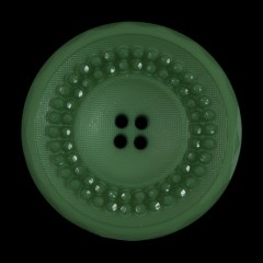 Shamrock Green Textured 4-Hole Button – 54L/34mm Shamrock Green Textured 4-Hole Button – 54L/34mm