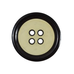 Oasis Green and Black 4-Hole Plastic Button – 44L/28mm Oasis Green and Black 4-Hole Plastic Button – 44L/28mm