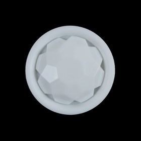 White Plastic Gem Shank-Back Button – 40L/25.5mm White Plastic Gem Shank-Back Button – 40L/25.5mm