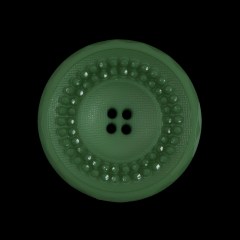 Shamrock Green Textured 4-Hole Button – 44L/28mm Shamrock Green Textured 4-Hole Button – 44L/28mm