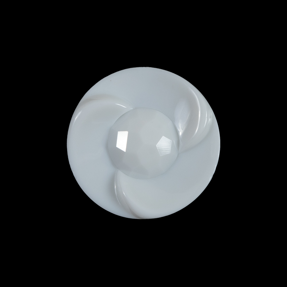 White Swirled Center Shank-Back Button – 36L/23mm White Swirled Center Shank-Back Button – 36L/23mm