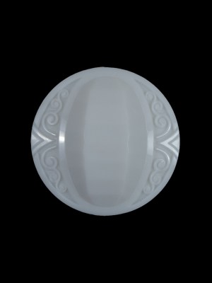 White Classy Etched Shank-Back Button – 36L/23mm White Classy Etched Shank-Back Button – 36L/23mm